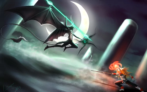8K Ultra HD wallpaper of Ichigo Kurosaki battling Ulquiorra Cifer from Bleach: Brave Souls, featuring intense fight scenes with Hollow, Espada, and Arrancar elements in anime style.