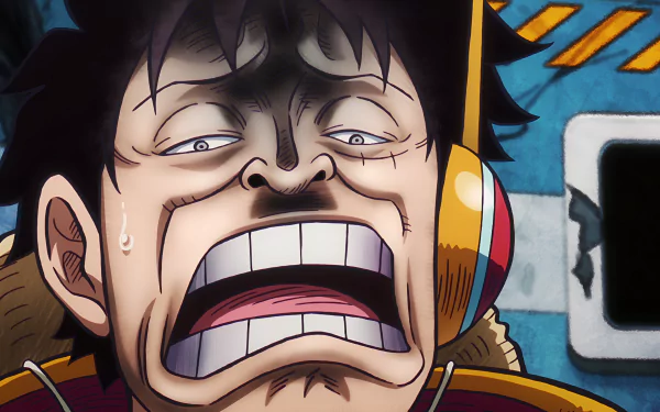 Close-up of Roronoa Zoro from One Piece anime, captured in intense expression, rendered as a 4K Ultra HD PC desktop wallpaper and background.