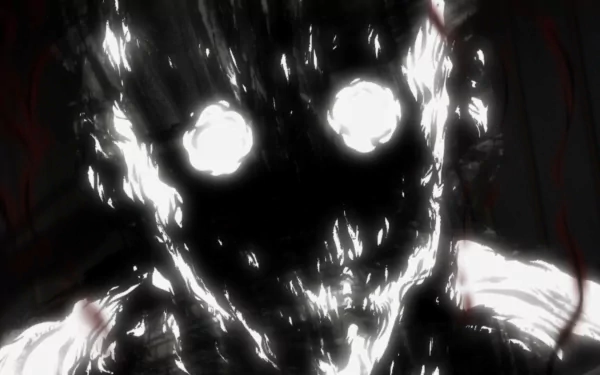 HD desktop wallpaper featuring a dark and intense illustration of Gon Freecss from Hunter x Hunter.