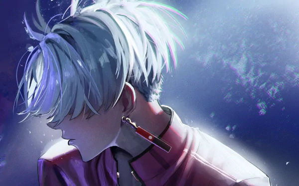 A stunning HD desktop wallpaper featuring Izana Kurokawa from Tokyo Revengers, showcasing dynamic colors and a dramatic pose that captures the essence of the anime.